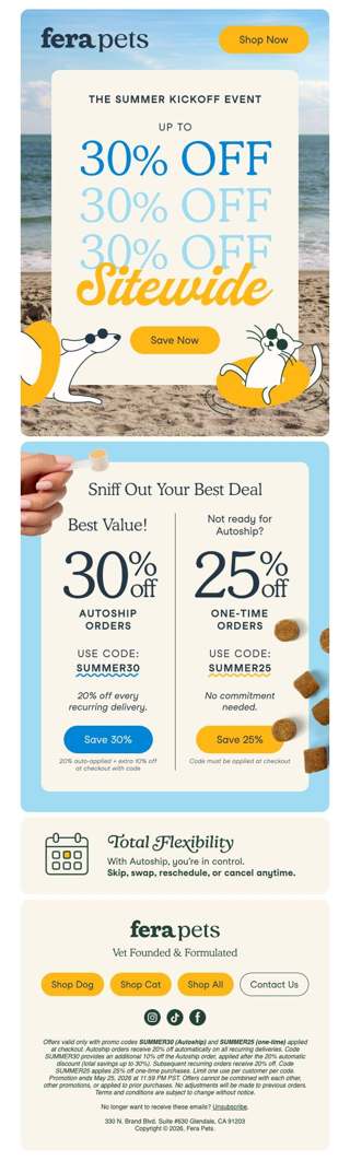 STILL ON: Up to 30% Off Sitewide