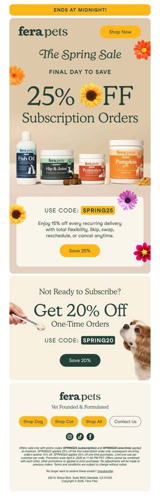 ‼️ Final Day: Up to 25% Off Sitewide