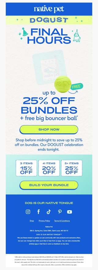 that’s a wrap on DOGUST (and savings)