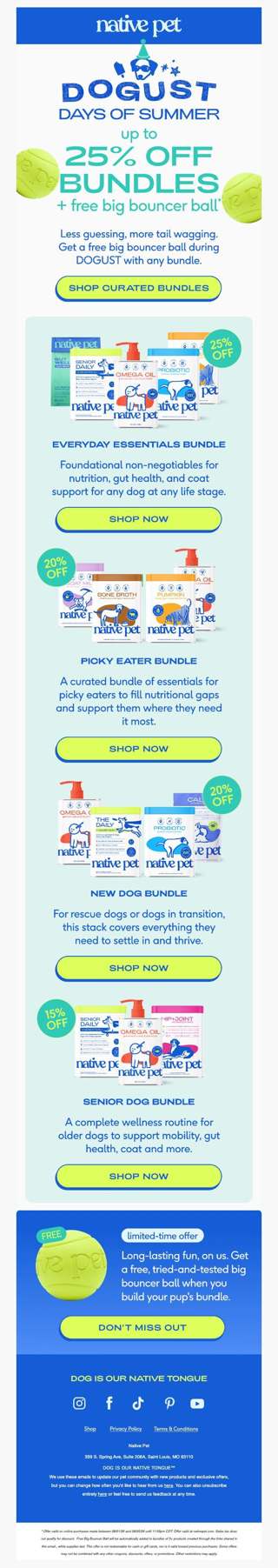 save up to 25% on curated bundles