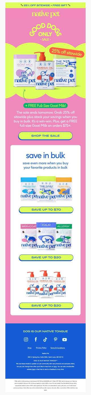 your 25% off is ending soon