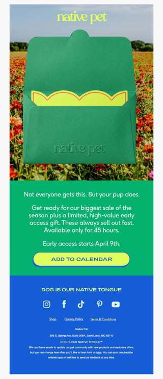 your pup’s invite is here 🐾