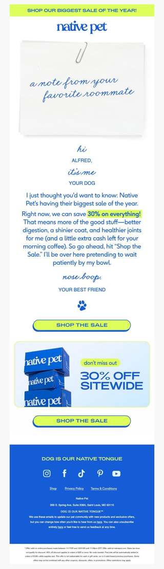 your dog has a message for you 🐾