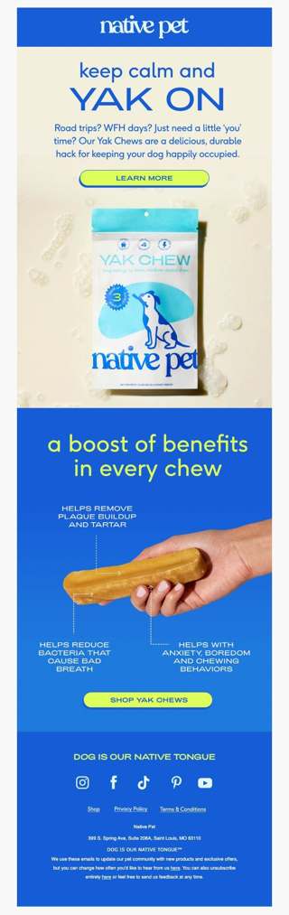 find out why dogs (and their people) ❤️ yak chews