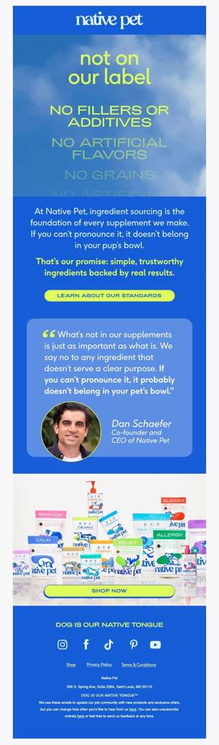 ingredient transparency isn’t optional