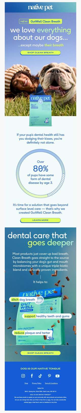 better breath for your best friend starts here