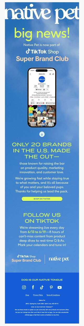 We’ve hit Super Brand status 🏆