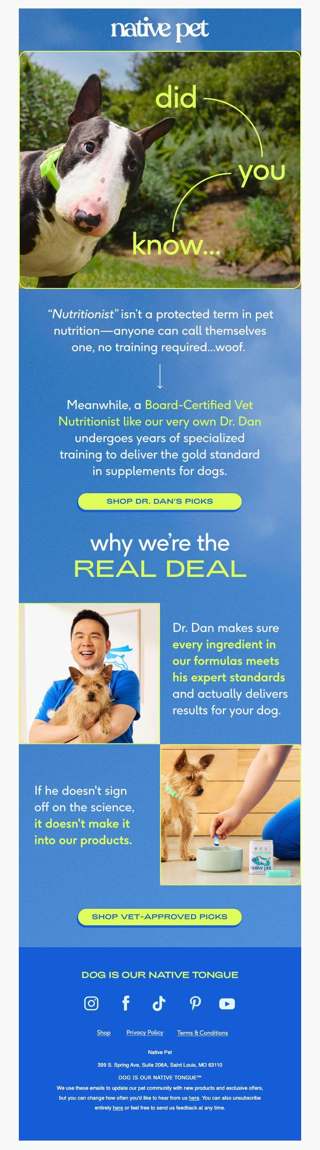so…what *is* a vet nutritionist?