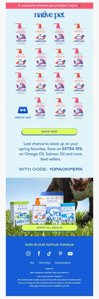 last call! Amazon Spring Sale ends today ‼️
