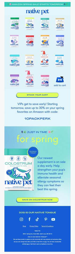 🌸 Amazon Spring Sale starts tomorrow🌱