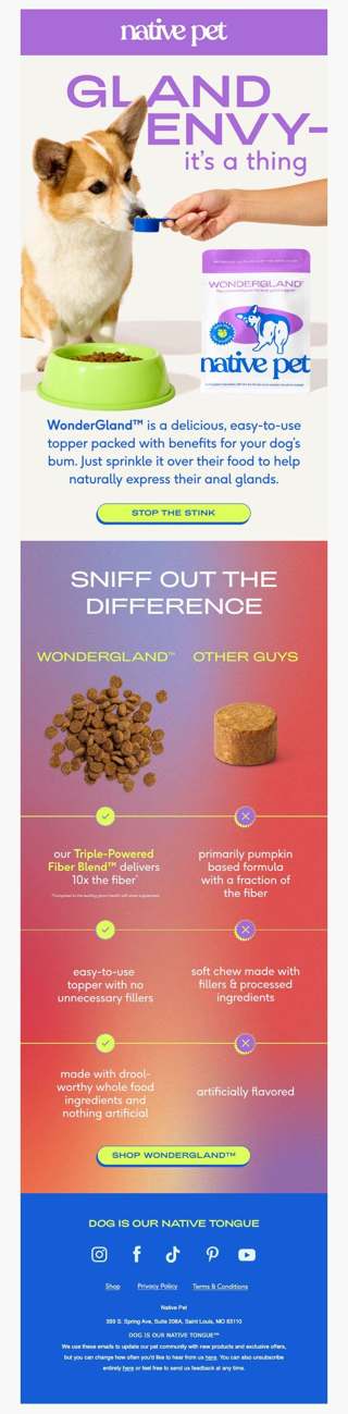 WonderGland™ vs. the other guys