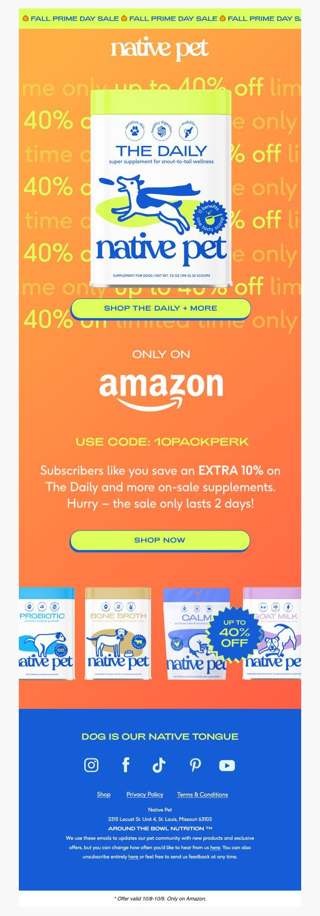 🏃💨 RUN! up to 40% OFF is happening now!