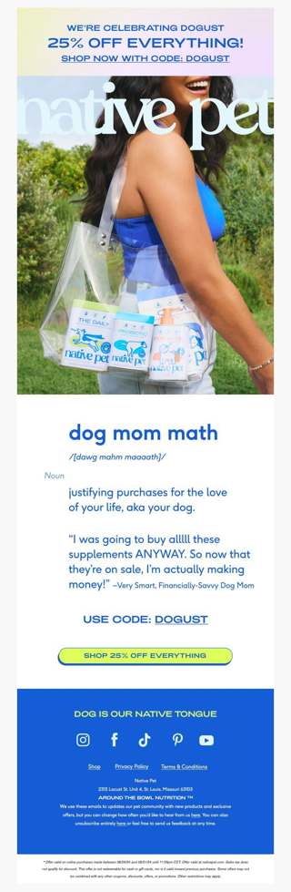 we have PHDs in dog mom math…🤓