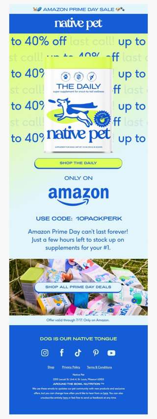 ⚡️ LAST CALL⚡ up to 40% OFF prime day deals