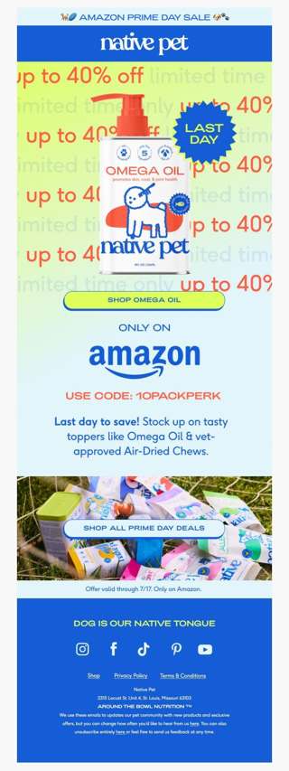 40% OFF ⚡ prime day ⚡ deals are ending soon