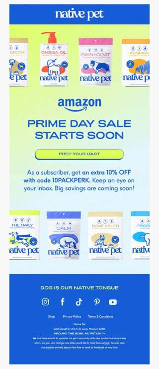 prime day is coming...