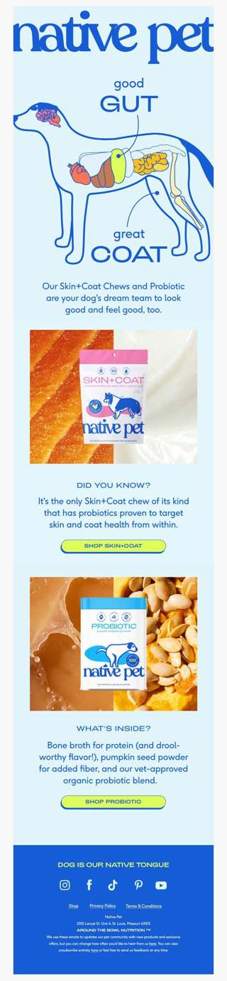 a good gut for your good pup