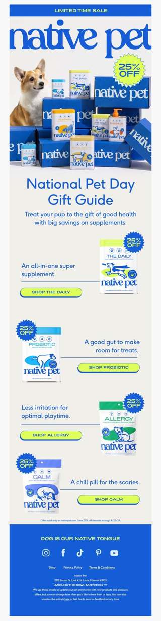guess what pups really want for Pet Day?