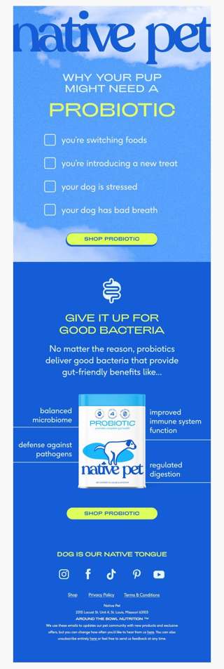 probiotics to the rescue
