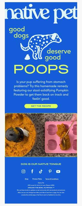 no runny poops plz 🙅