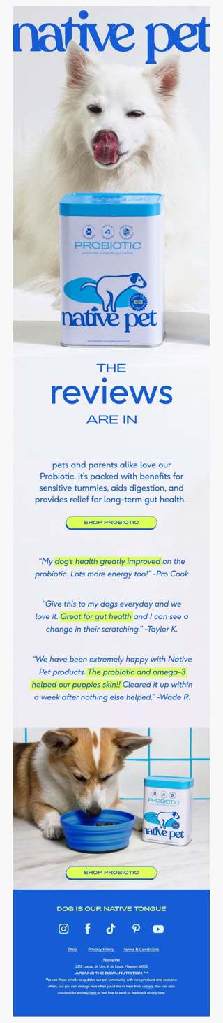 here’s why pups <3 our Probiotic