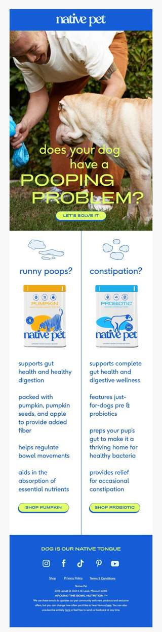 good dogs don’t deserve bad poops