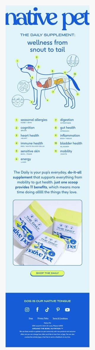 🎾 11 benefits, 1 super supplement