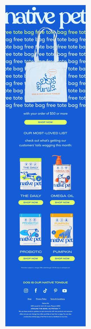 a treat for you + good stuff for them