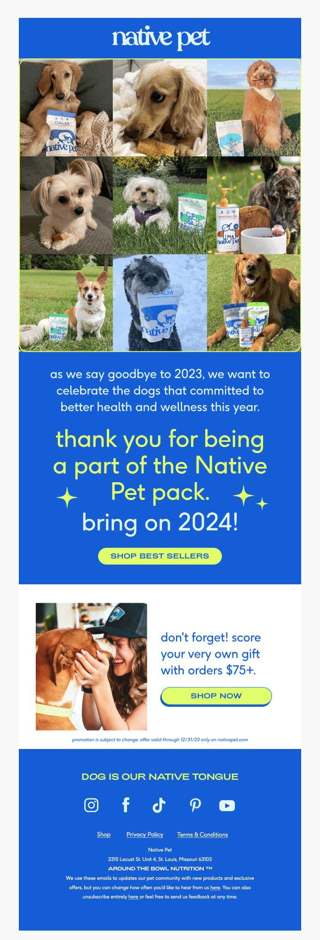 thank you, 2023!