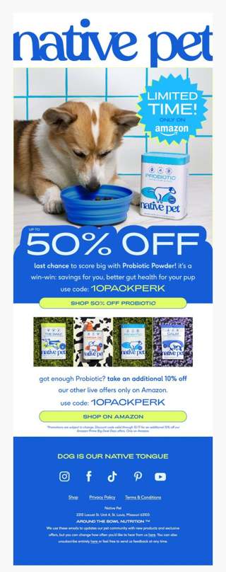 last day to score up to 50% off