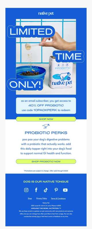 EXCLUSIVE: save 40% on Probiotic