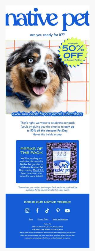 big savings for your best bud