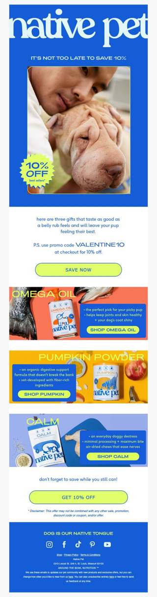 we've extended our sale