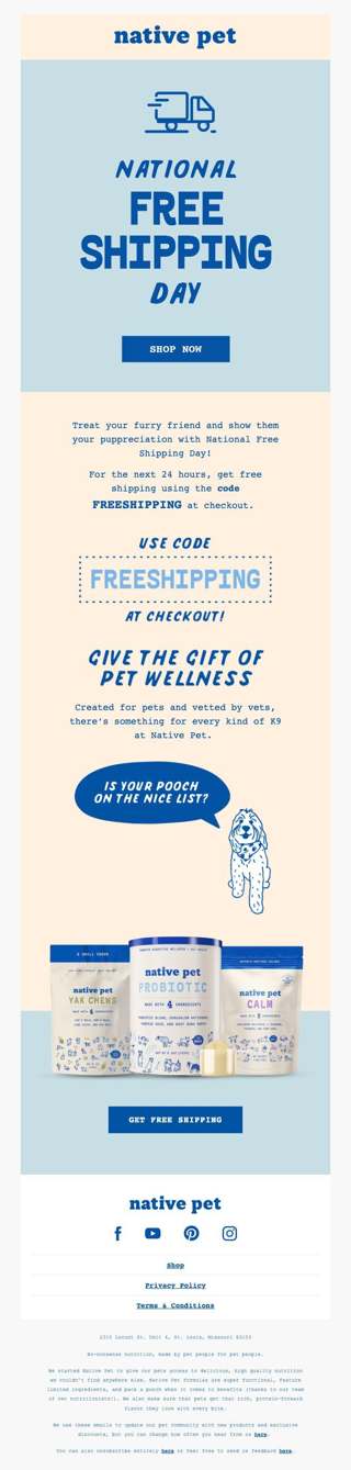 On Free Shipping Day, Anything’s Pawsible.