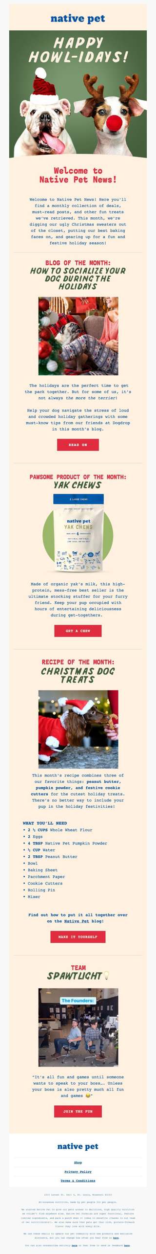 Deck the Halls with Bow Wow Wow’s of Holly!