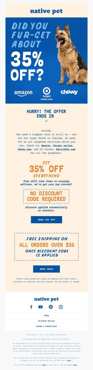 Don’t Fur-get about Black Friday!