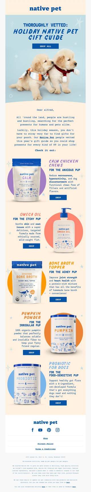 A Pet-Perfect Holiday Gift Guide