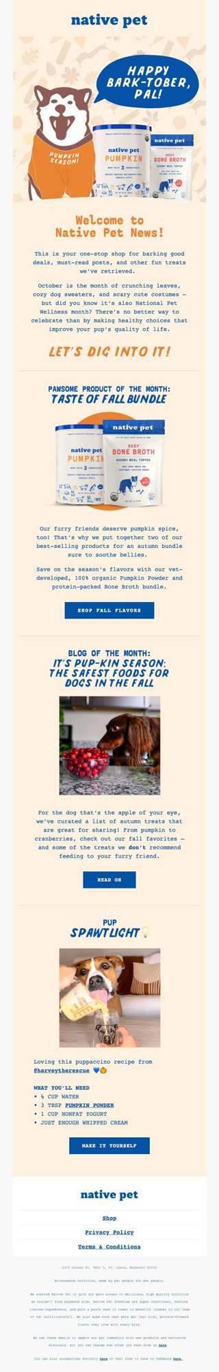 Happy National Pet Wellness Month!