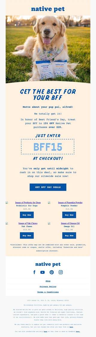 Ending Midnight: 15% OFF
