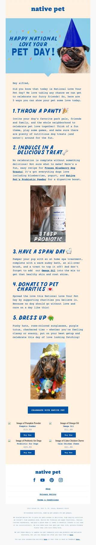 5 Ways To Celebrate Love Your Pet Day