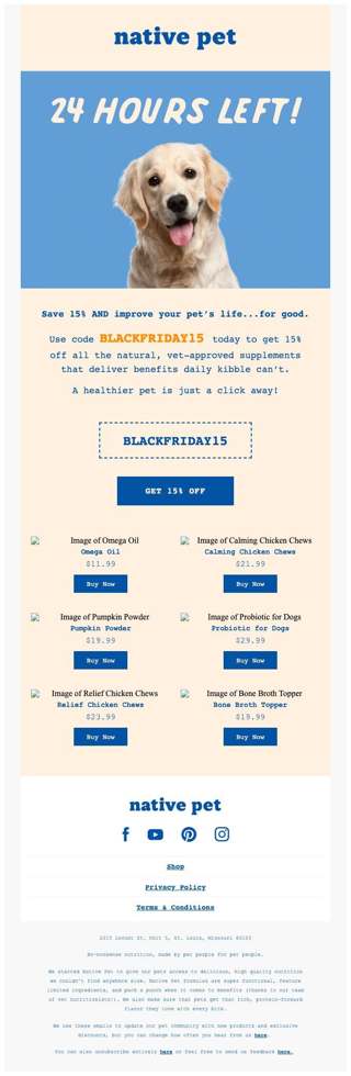 Your 15% off treat is waiting!
