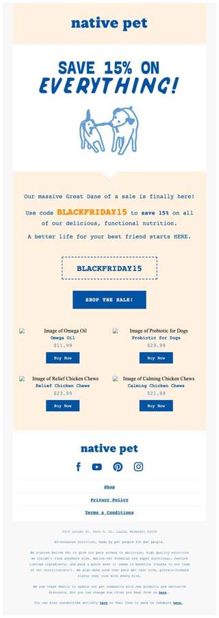 Save BIG on Vet-Approved Nutrition! ⚫