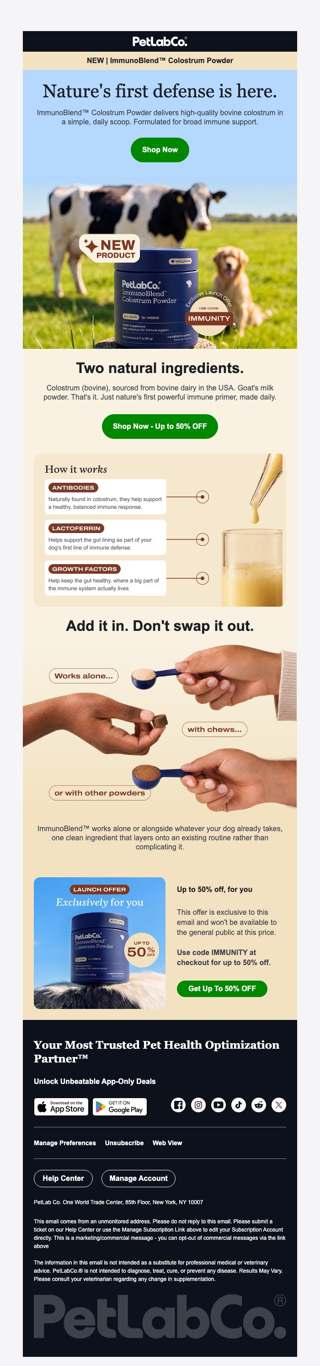 NEW: Nature's first defense is here...