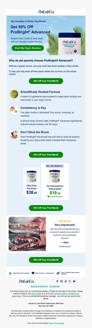 Summer Sale: 50% Off ProBright® Advanced