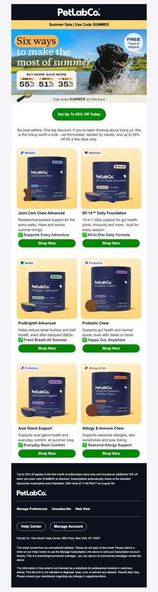 6 best-sellers, up to 55% off to start