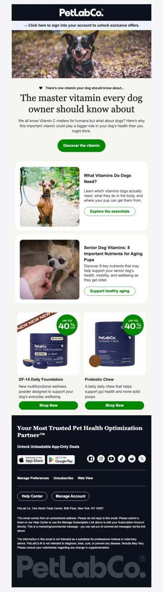 Missing this vitamin in your dog's diet?