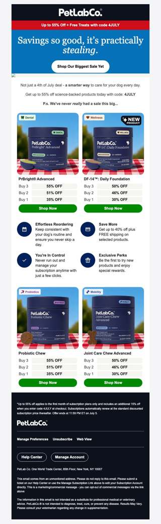 The smartest July 4th deal we've ever offered