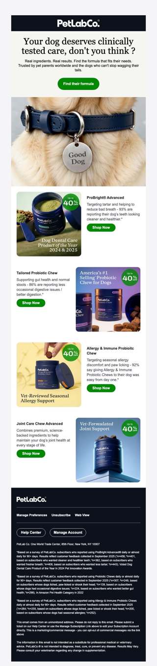 Clinically tested. Vet-reviewed. Still waiting for you. 👀