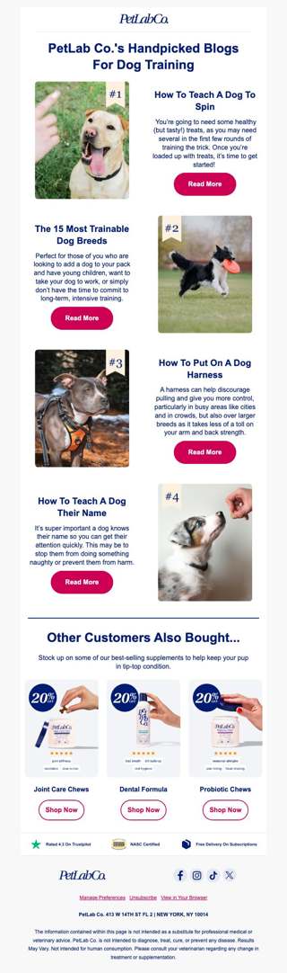 Our handpicked articles for dog training