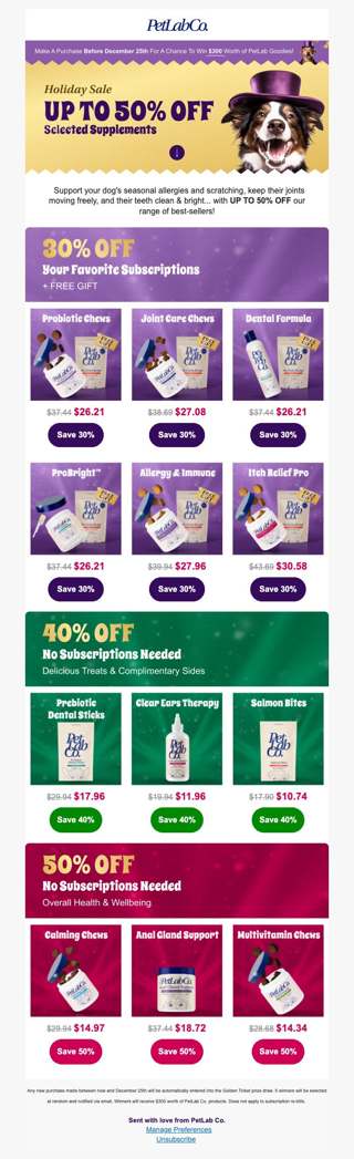 Get your paws on 50% off, before it's too late!